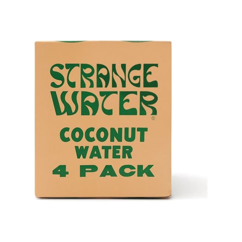 Natural coconut water, four pack angle 1