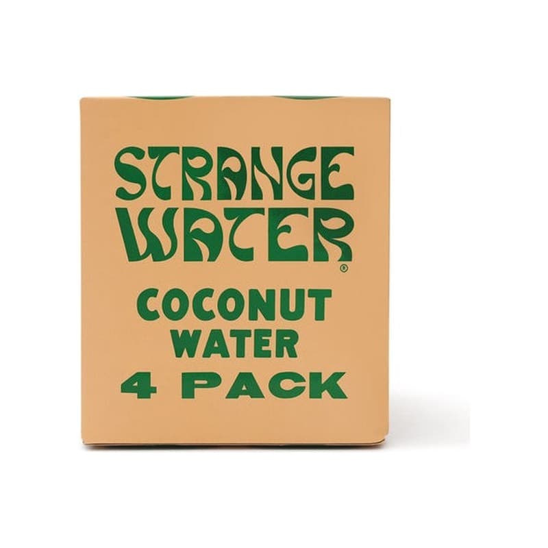 Natural coconut water, four pack angle 2