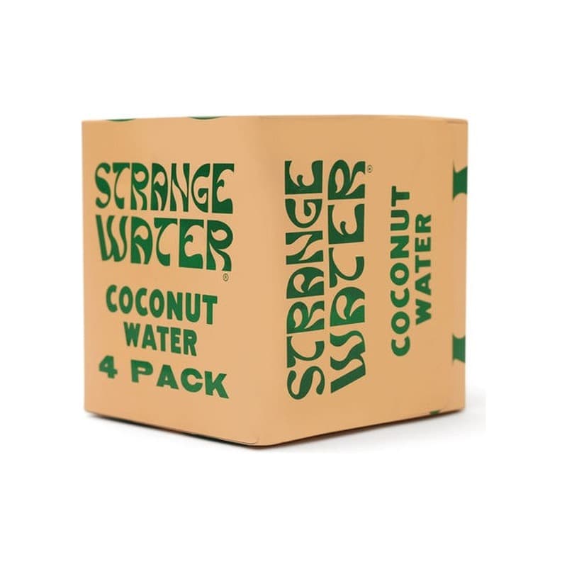 Natural coconut water, four pack angle 3