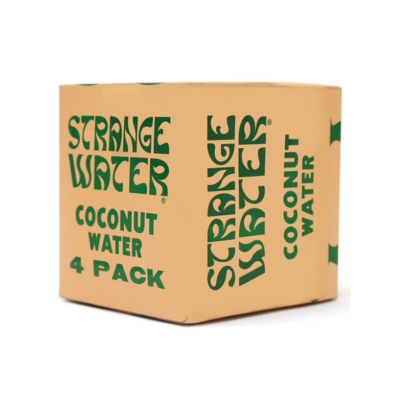 Natural coconut water, four pack angle 4