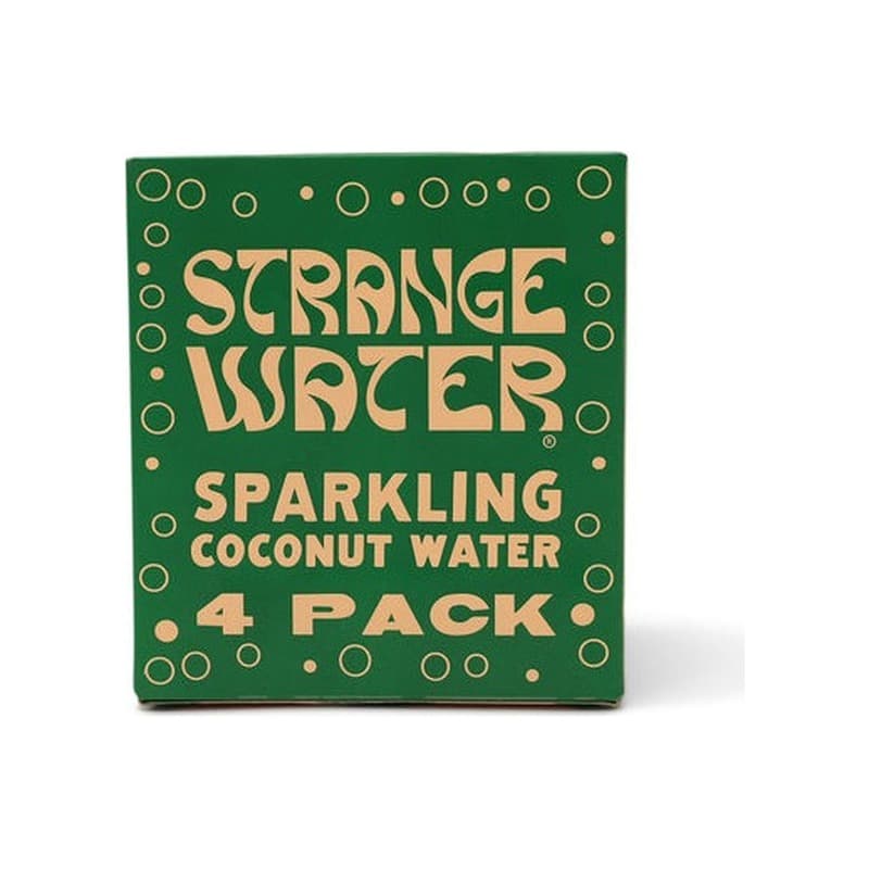 Sparkling coconut water, four pack angle 1